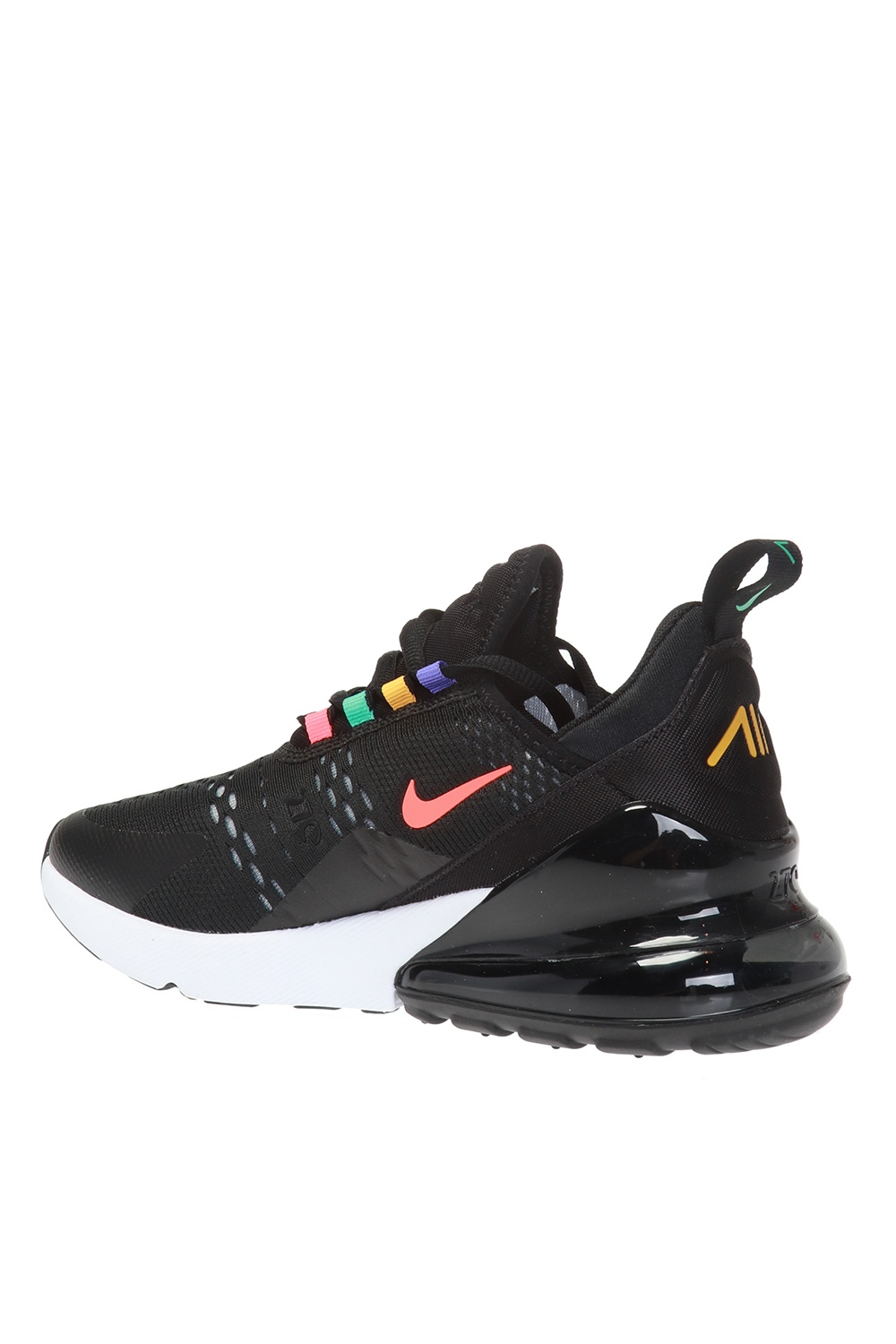 Nike wmns air max shop 270 black/flash crimson/university gold